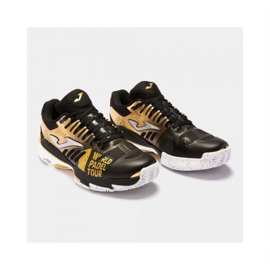 Scarpe Joma Slam 22 World Padel Tour Argilla Uomo Nero Oro
